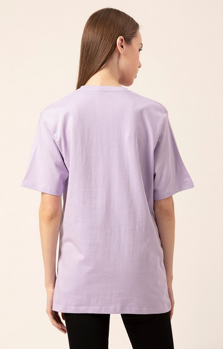 Women's Lavender Oversized T-Shirt