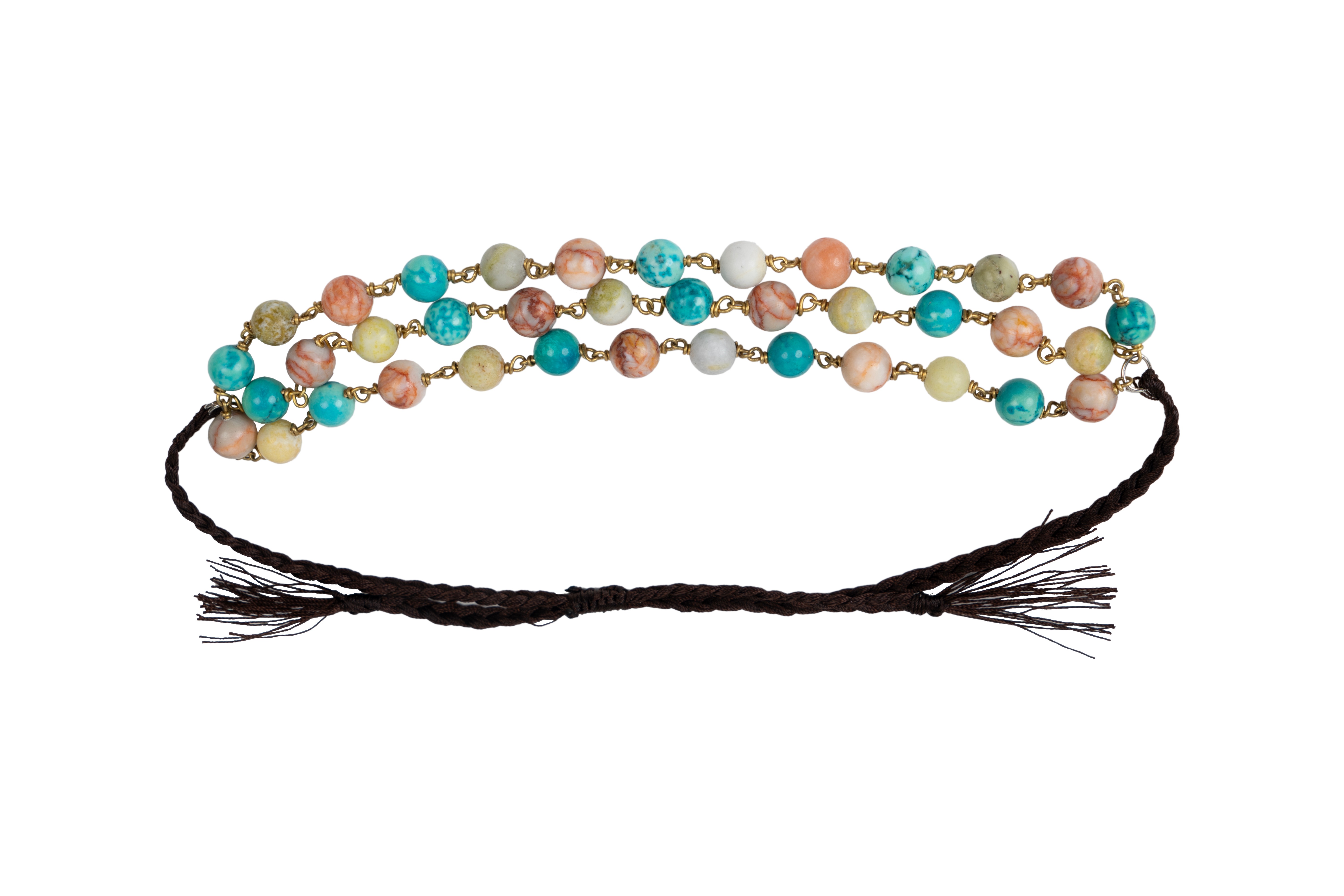 Three Layered Mixed Beads Bracelet