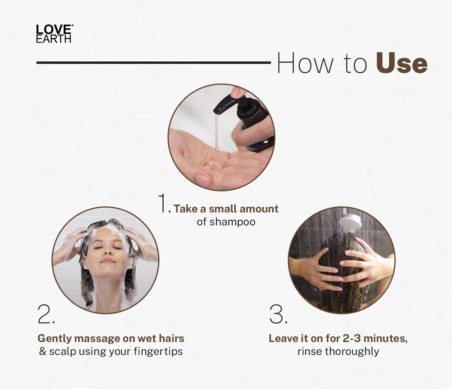 Love Earth Hair Cleanser Organic Aloe Vera with blend of Almond oil for