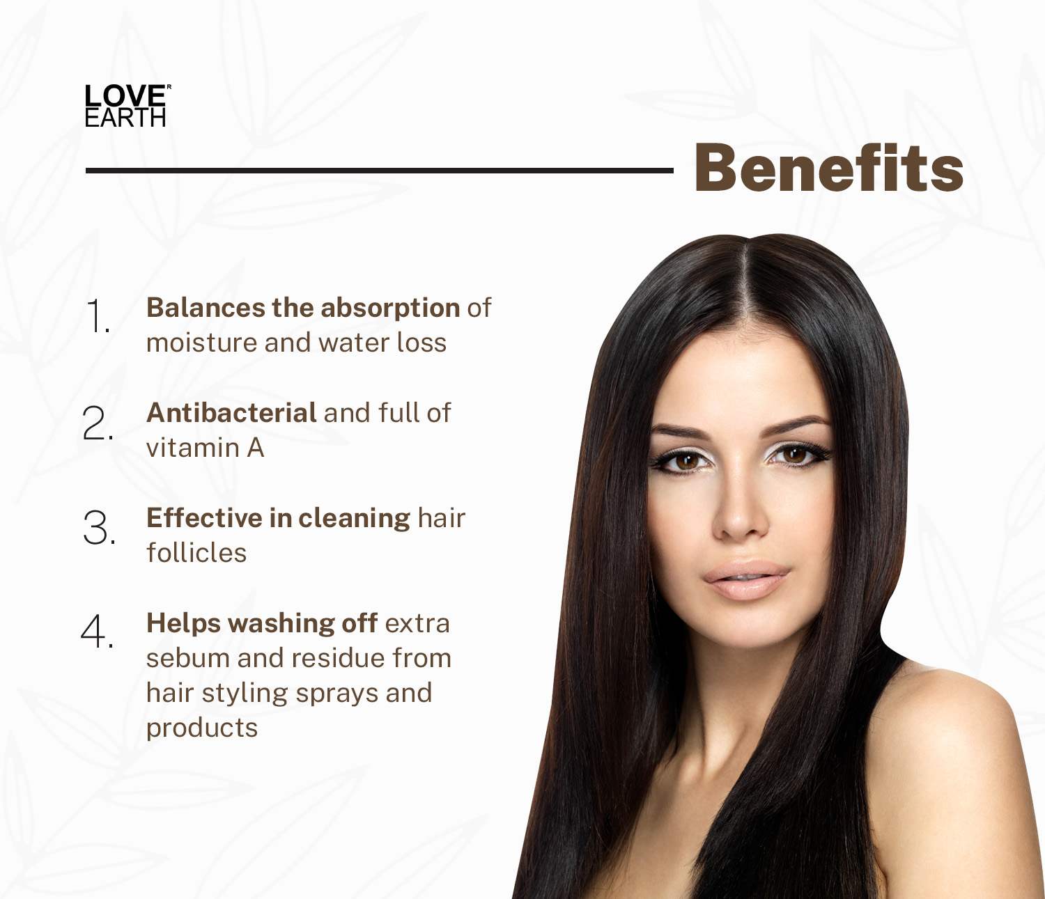 Love Earth Hair Cleanser Organic Aloe Vera with blend of Almond oil for