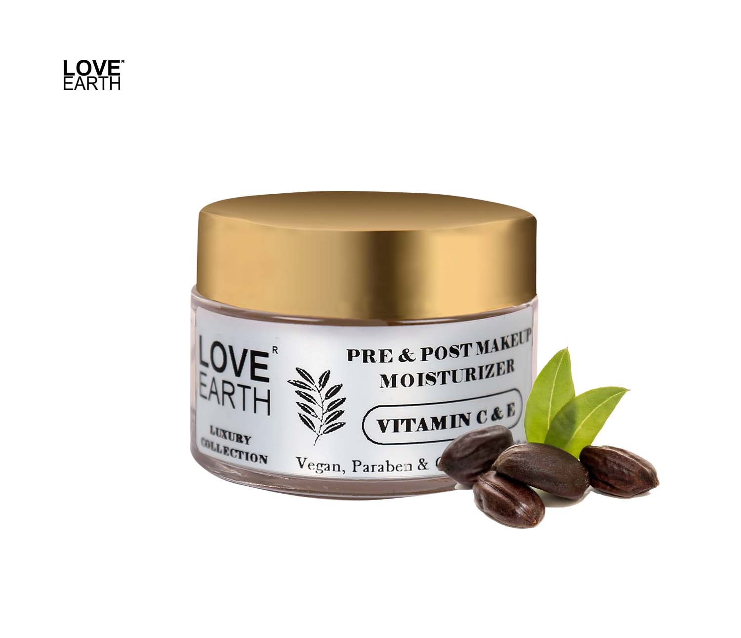 LOVE EARTH | Love Earth Pre & Post Makeup Face Moisturizer with Lemon Peel Extracts & Jojoba Oil for Skin Hydration & Moisturizing 50gm 1