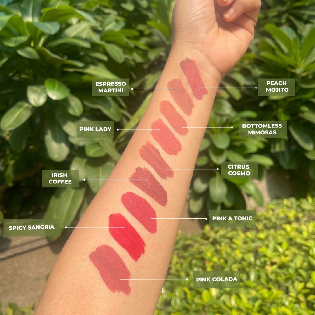 LOVE EARTH | Love Earth Liquid Mousse Lipstick - Peach Mojito Matte Finish | Lightweight, Non-Sticky, Non-Drying,Transferproof, Waterproof | Lasts Up to 12 hours with Vitamin E and Jojoba Oil - 6ml 3