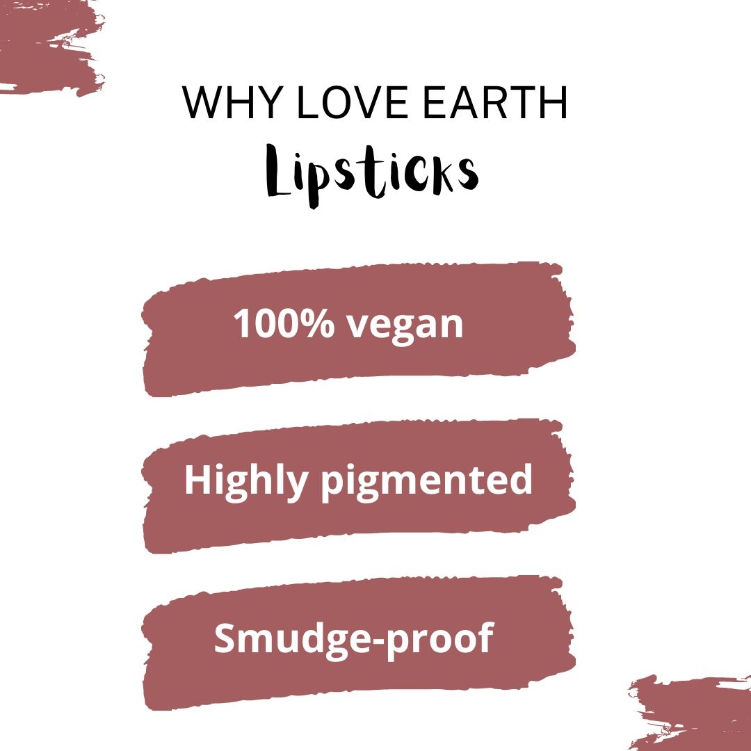 LOVE EARTH | Love Earth Liquid Mousse Lipstick - Peach Mojito Matte Finish | Lightweight, Non-Sticky, Non-Drying,Transferproof, Waterproof | Lasts Up to 12 hours with Vitamin E and Jojoba Oil - 6ml 6