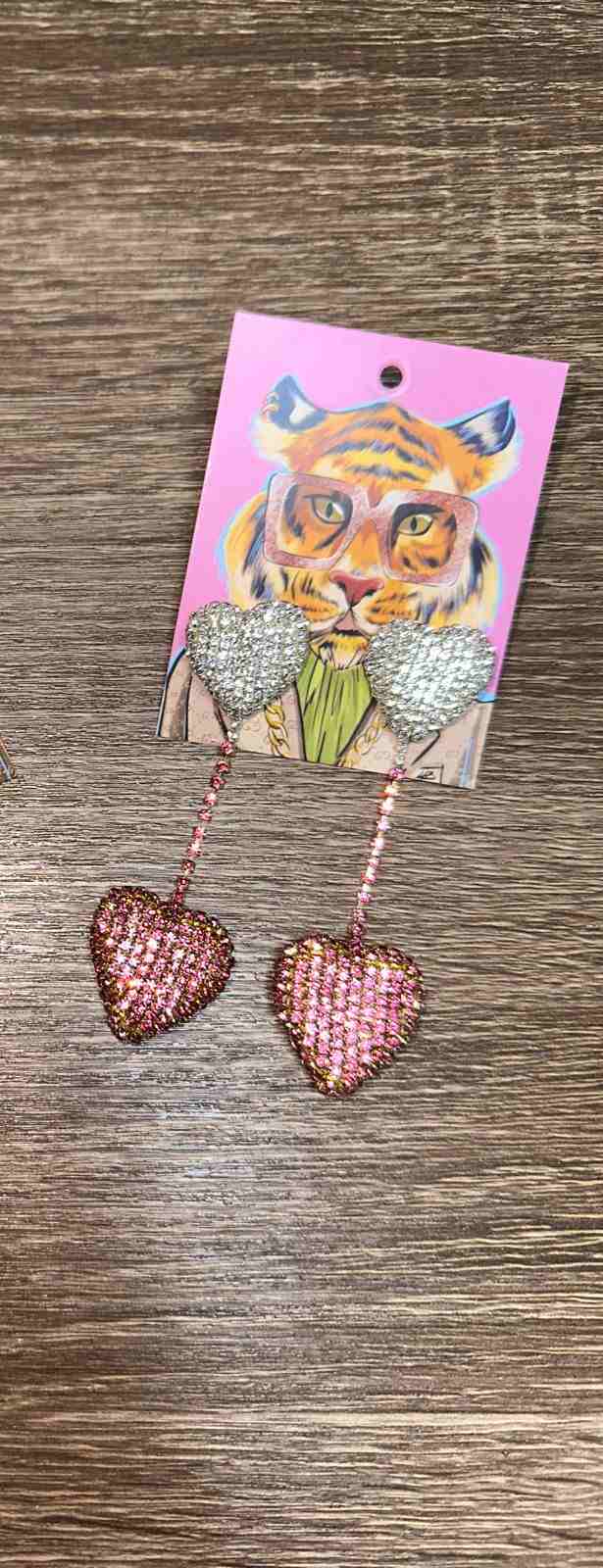 Heart Hanging Earrings