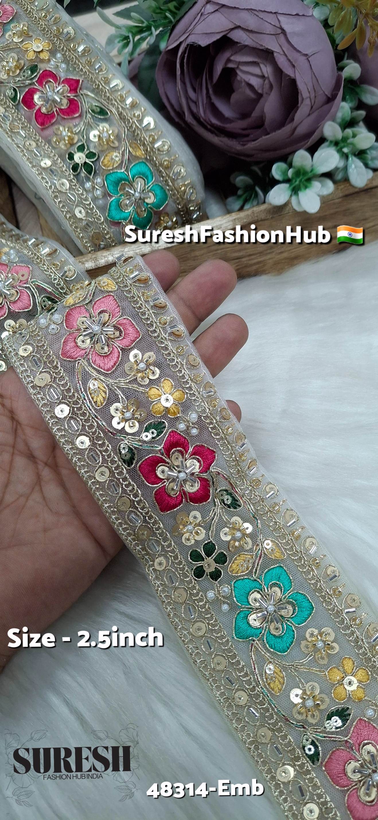 Floral Embroidery Lace