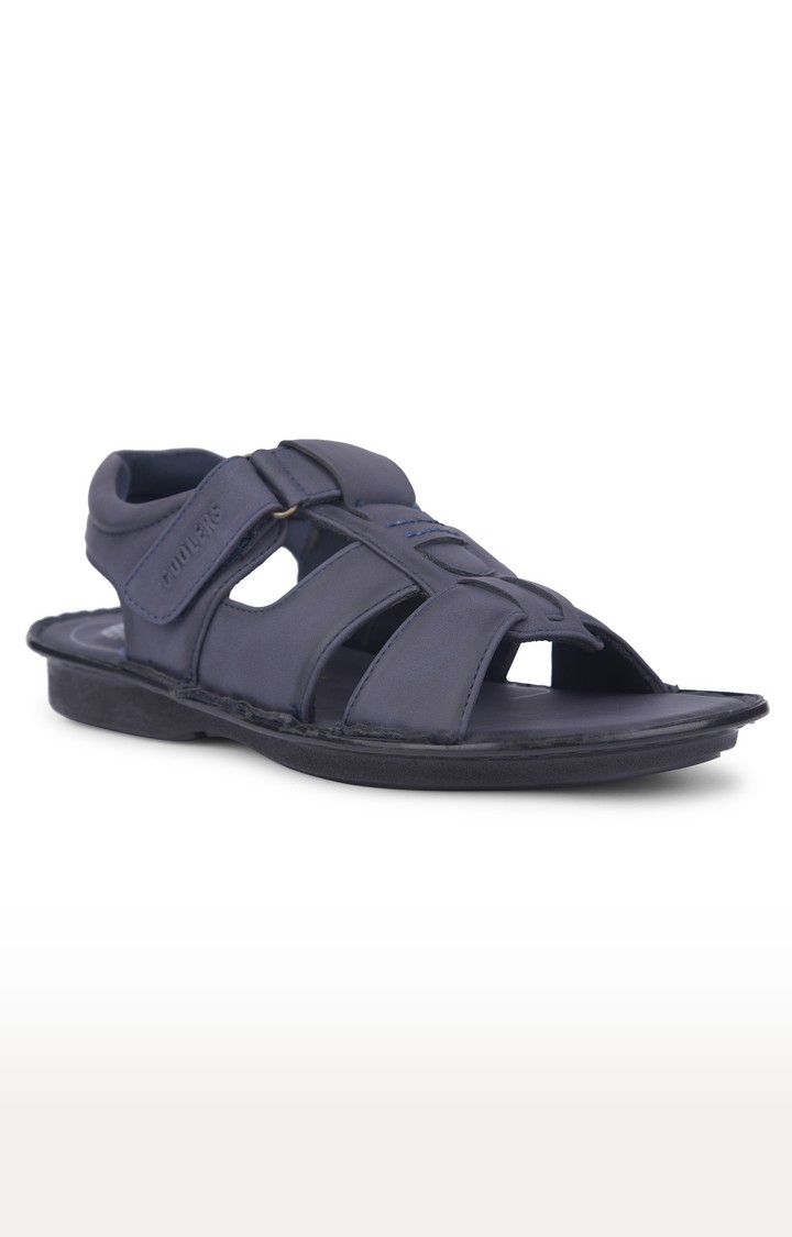 Liberty | Men's Blue Slip On Round Toe Sandals