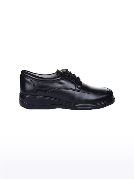 Men's Gliders PVC Black Formal Shoes