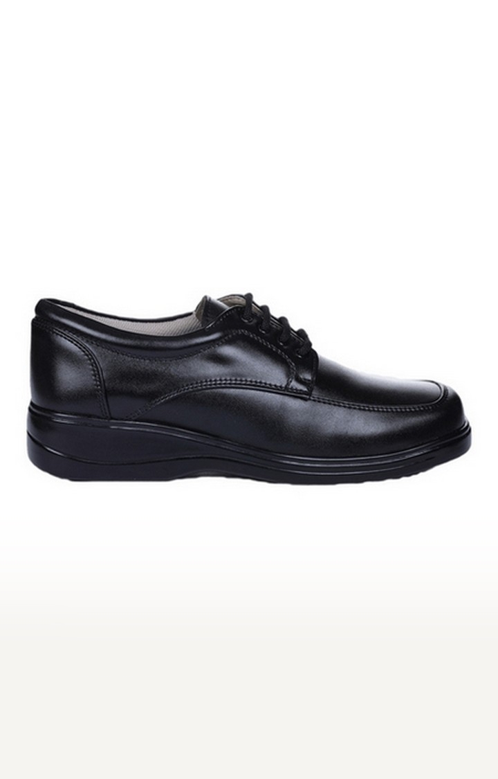 Men's Black Lace up Round Toe Formal Lace-ups