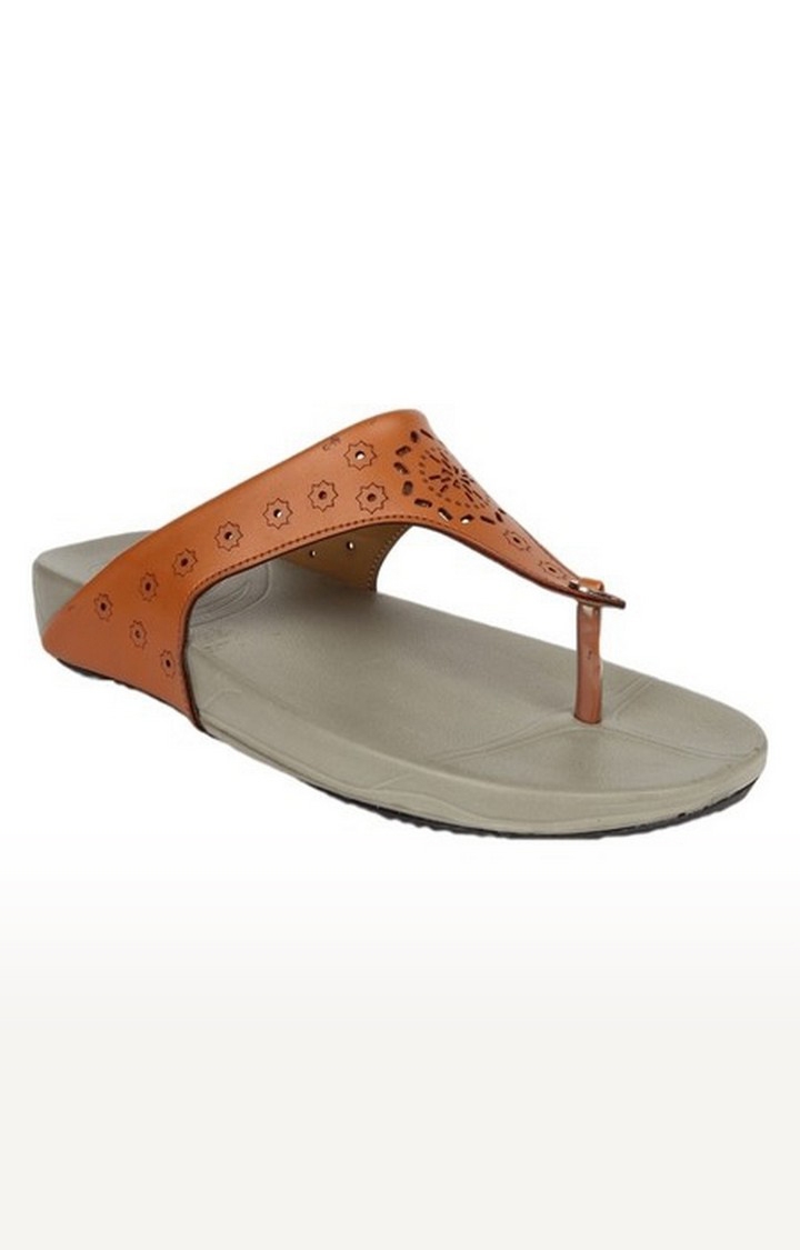 Liberty | Women's Gliders Brown Slippers