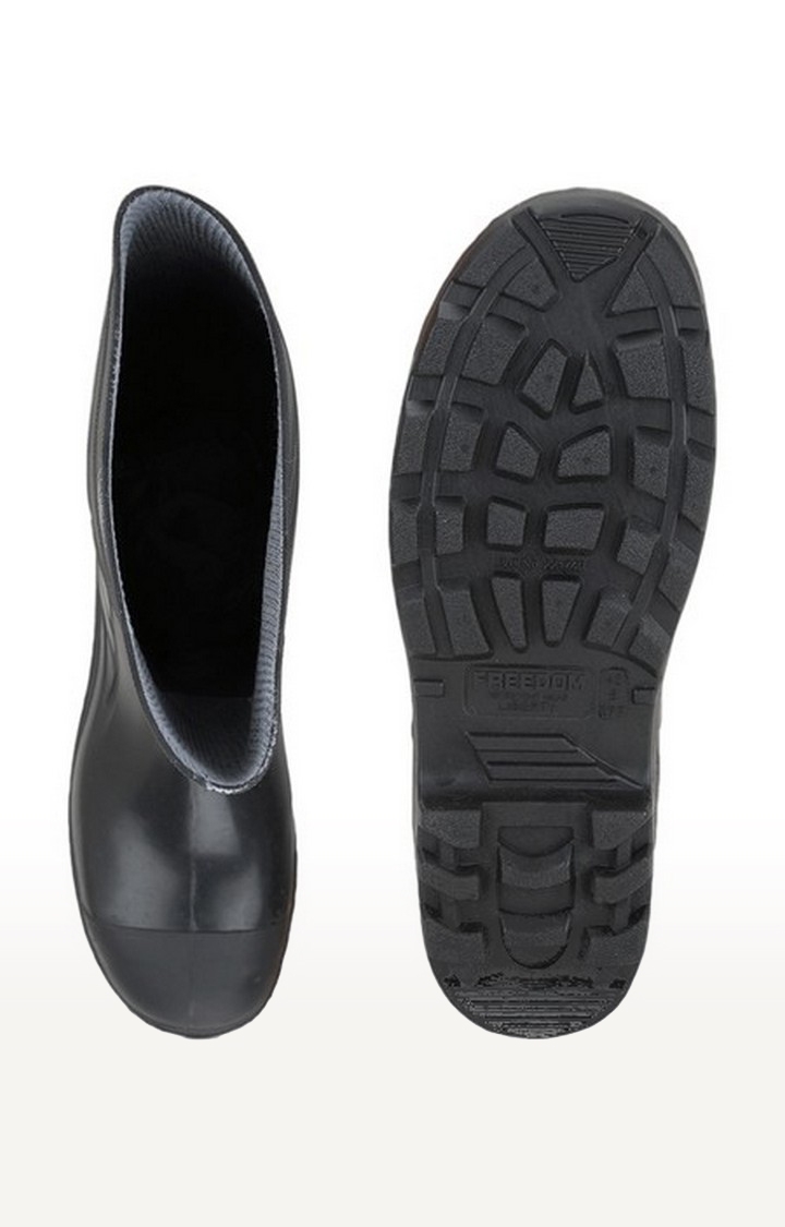 Men's Black Slip on Closed Toe Labour Shoes