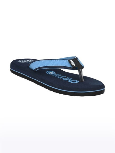 Women's A-HA Rubber Blue Slippers