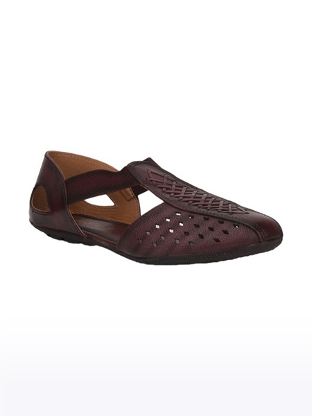 Women's Healers Leather Red Sandals