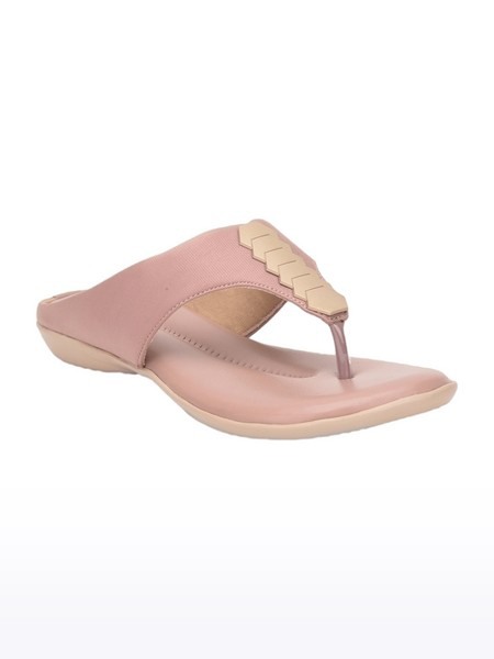 Pink shop colour slippers