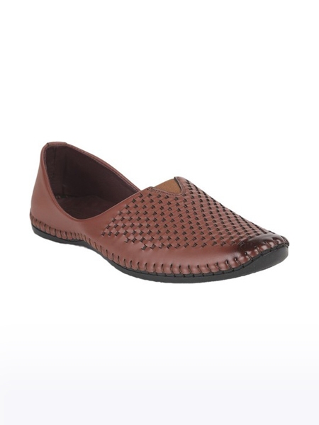 Men's Fortune PU Brown Loafers