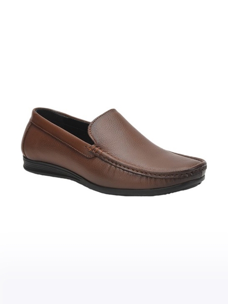 Men's Fortune Leather Brown Loafers