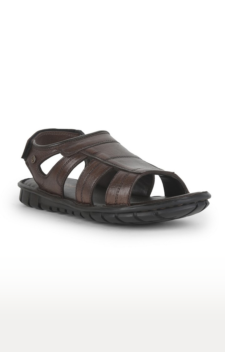 Liberty | Men's Brown Slip on Open Toe Sandals