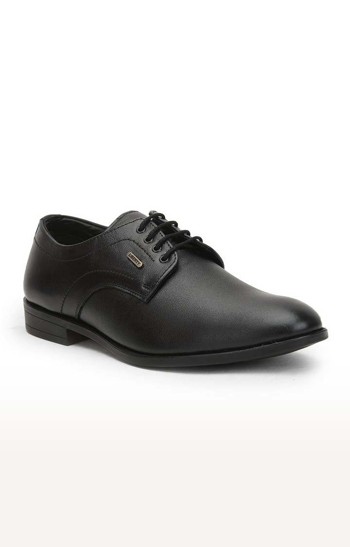 Liberty | Men'S Fortune Black Derby Shoes