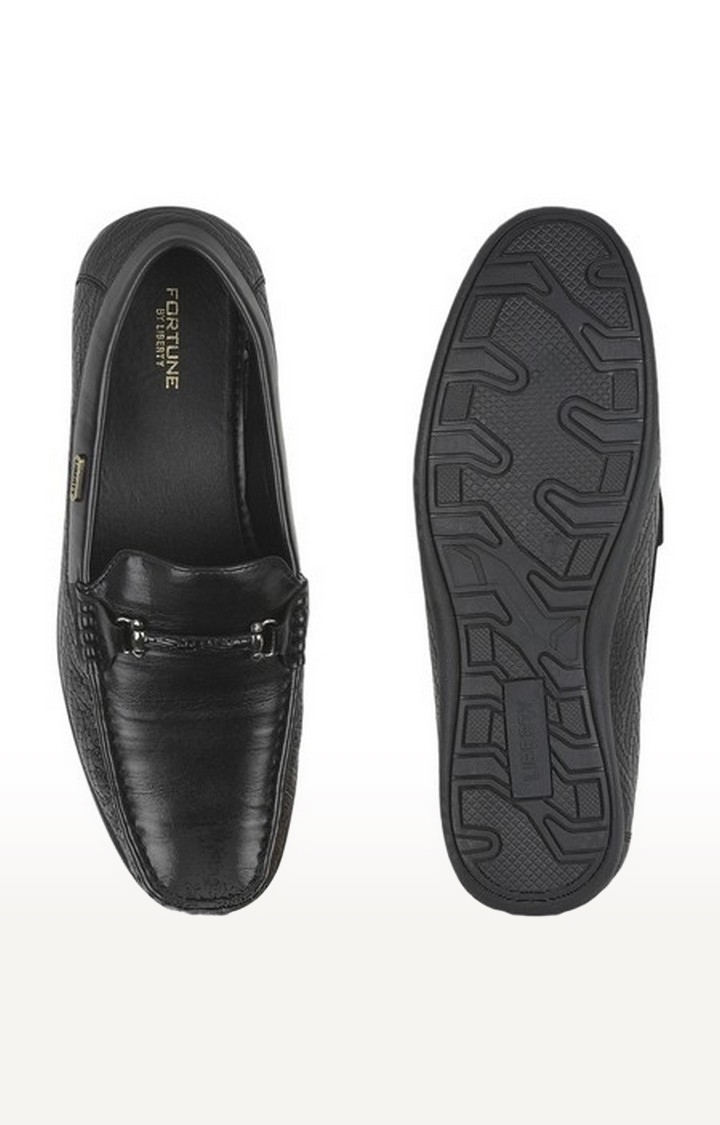 Men's Black Slip on Closed Toe Loafers