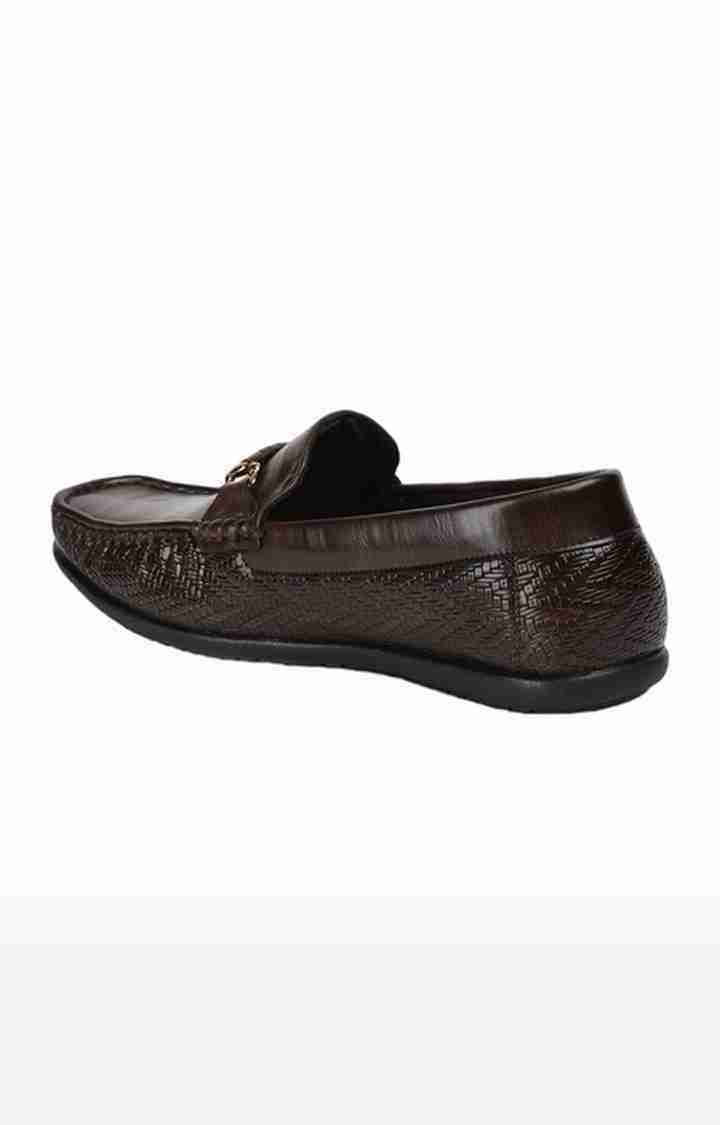 Men's Brown Slip on Closed Toe Loafers