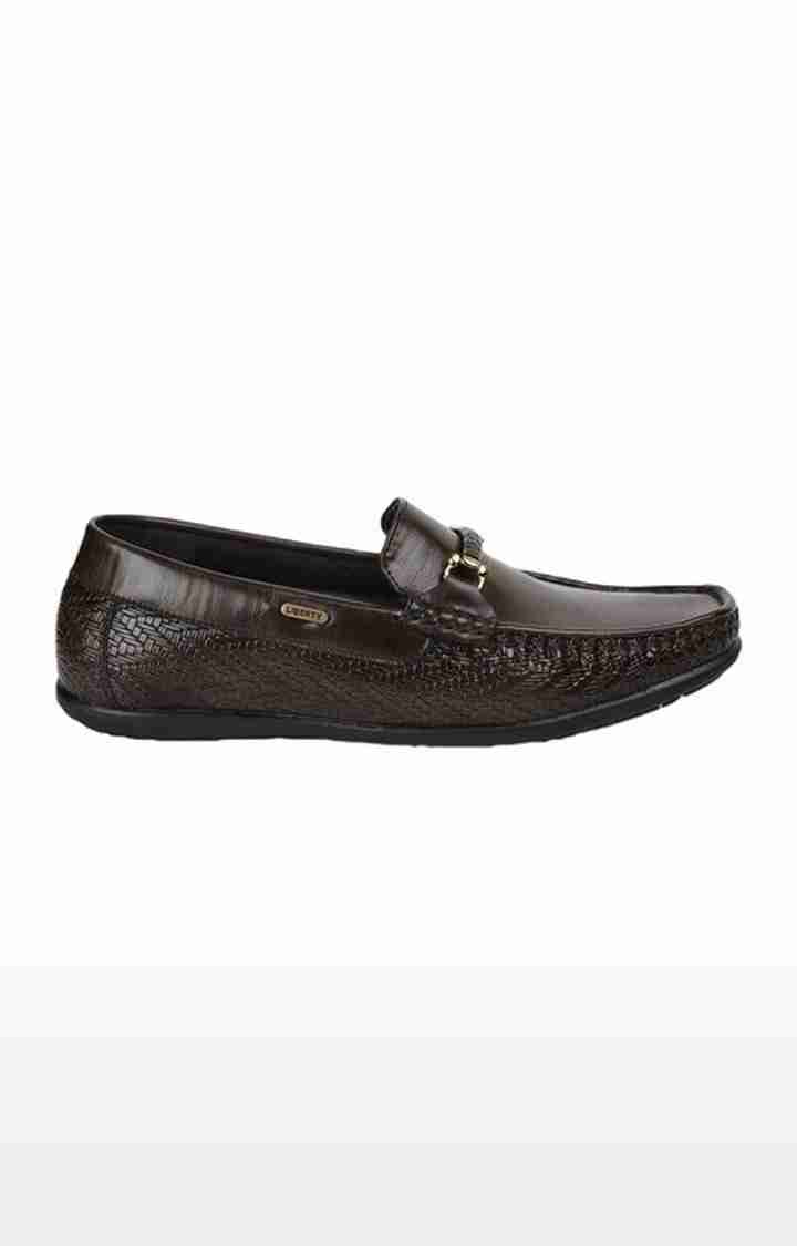 Men's Brown Slip on Closed Toe Loafers