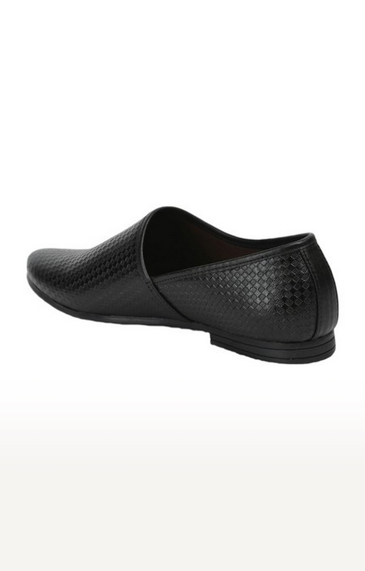 Men's Black Slip on Closed Toe Loafers