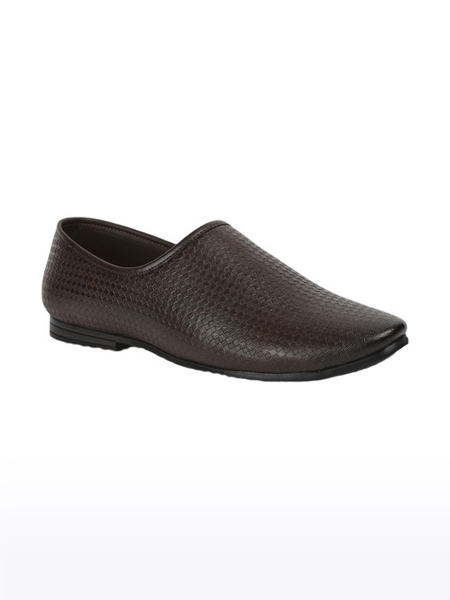 Men's Fortune PU Brown Loafers