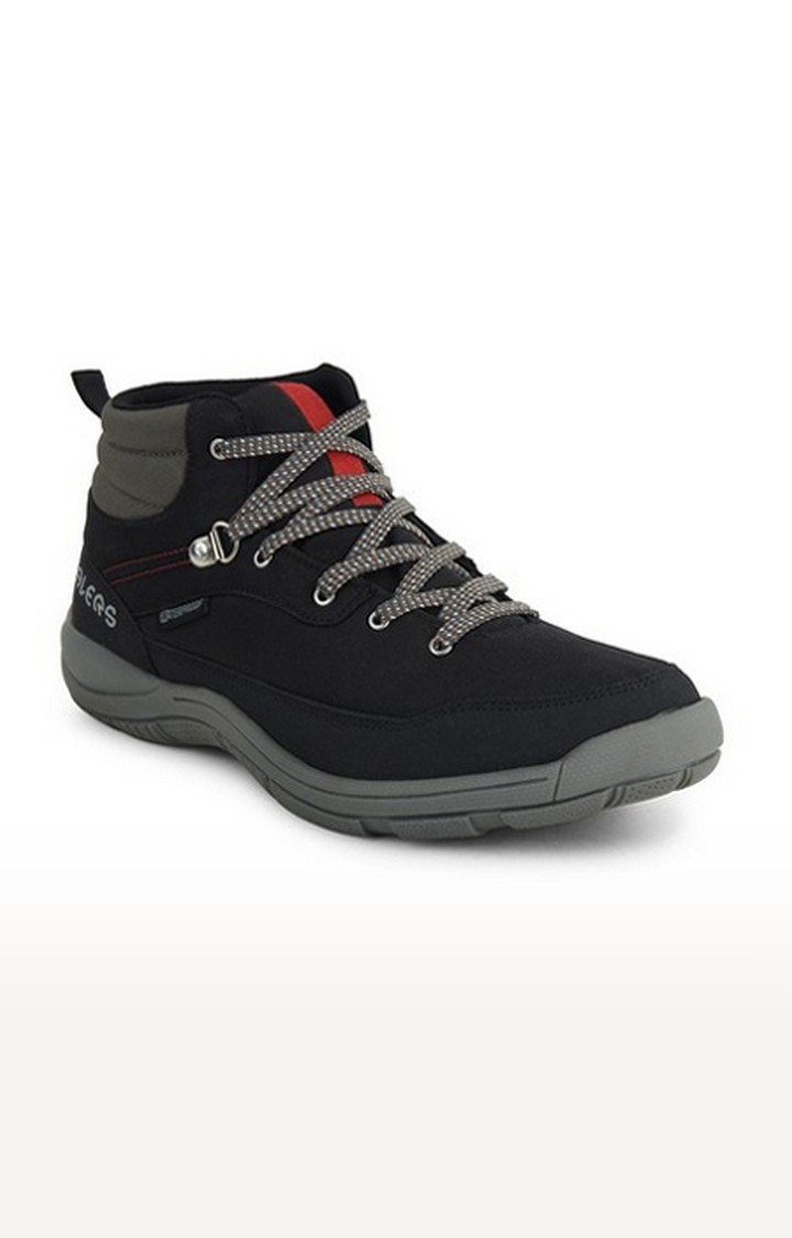 Liberty | Men's Black Lace-Up  Hiking Shoes
