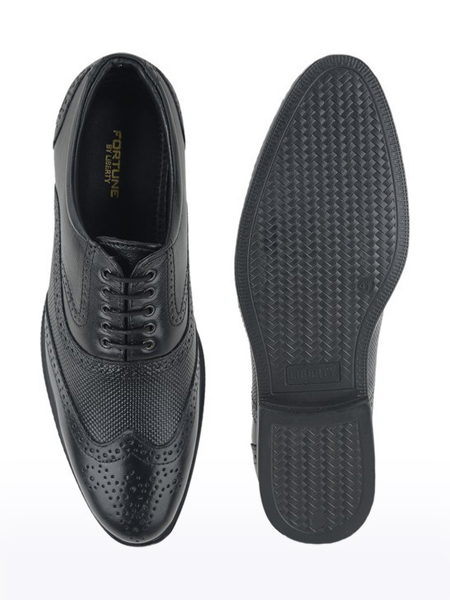Fortune by Liberty HOL-125E Black Formal Shoes for Men