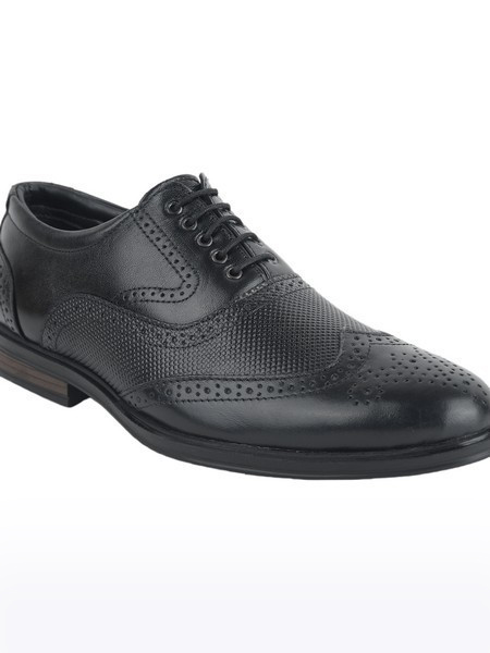 Fortune by Liberty HOL-125E Black Formal Shoes for Men