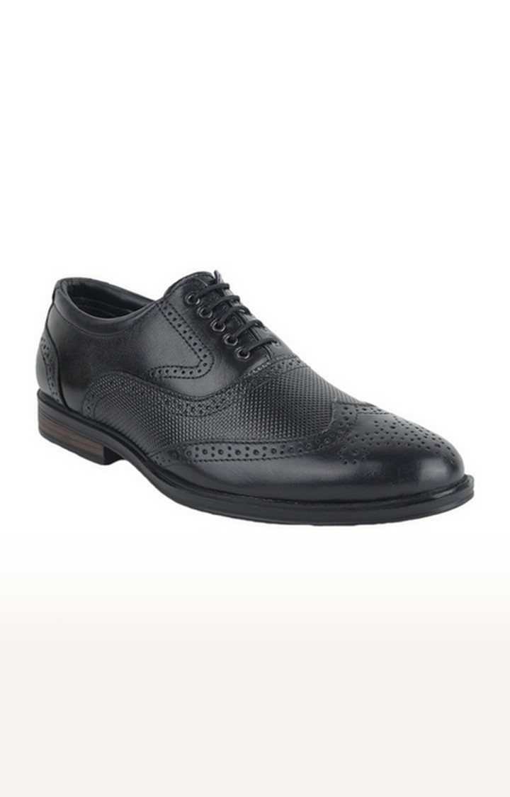 Fortune by Liberty HOL-125E Black Formal Shoes for Men