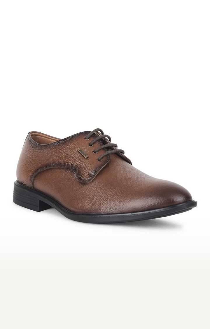 Liberty | Men's Tan Lace up Round Toe Formal Lace-ups
