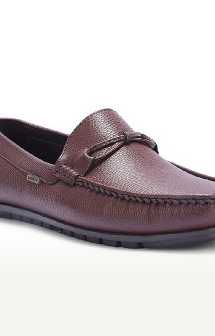 Men's Brown Slip On  Loafers