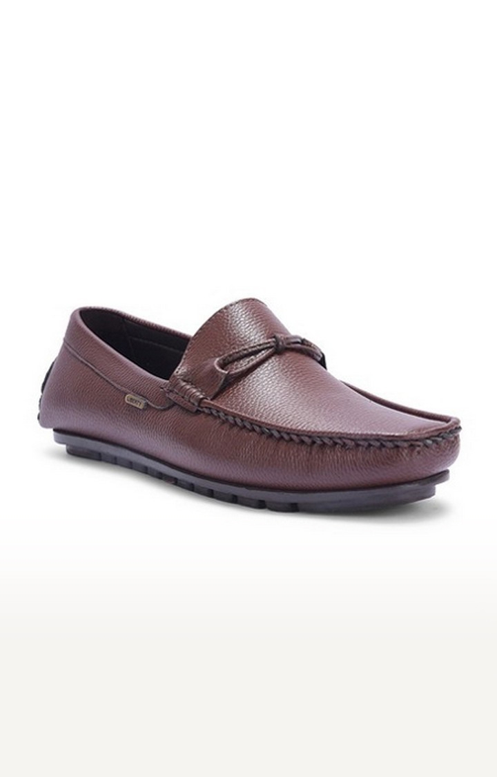 Liberty | Men's Brown Slip On  Loafers