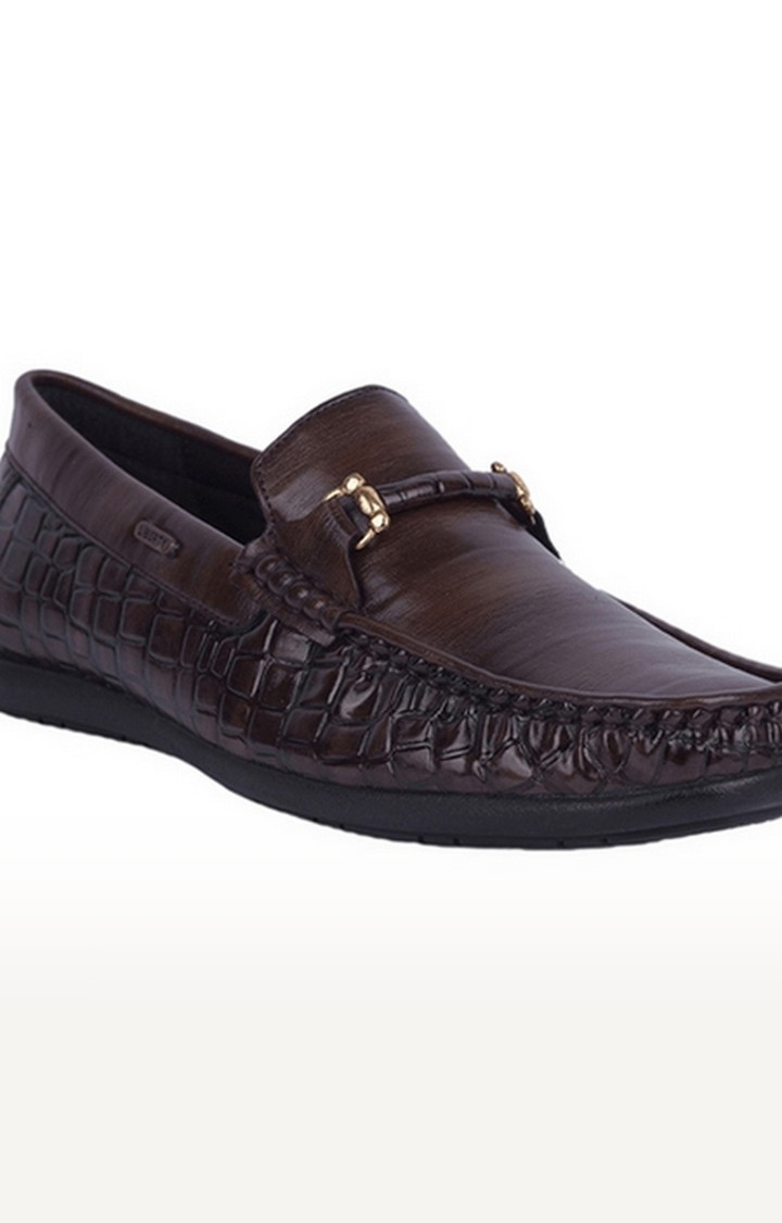 Men's Brown Slip on Round Toe Loafers