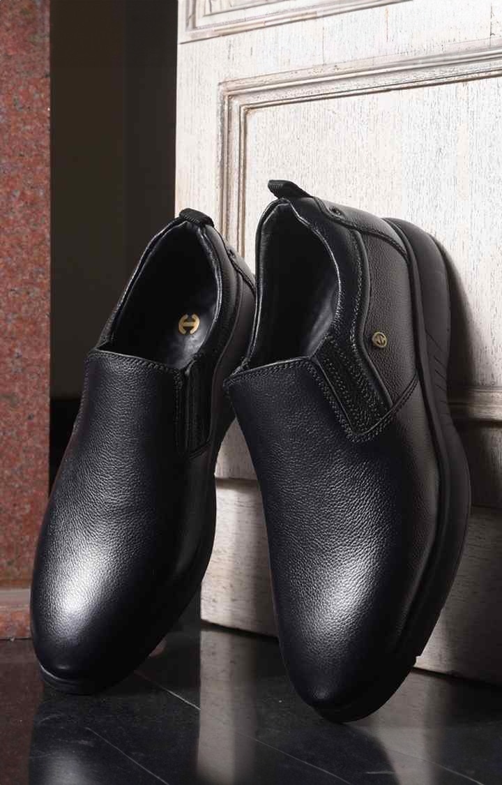 Liberty Healers Osl-43 Mens Black Formal Shoes