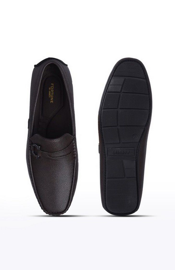 Men's Brown Rubber Loafers