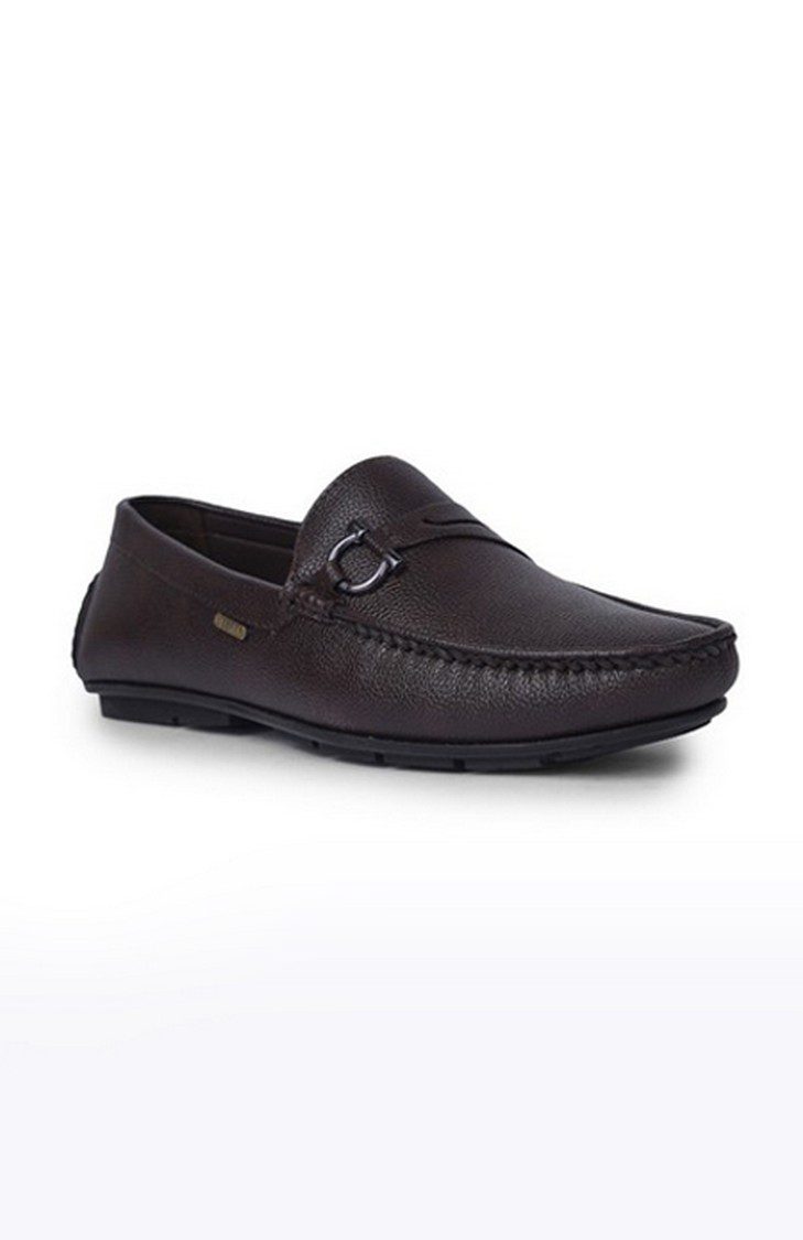 Men's Brown Rubber Loafers