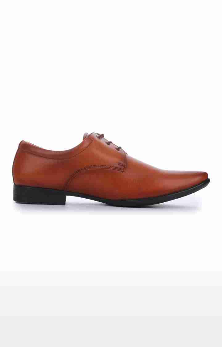 Liberty Healers Fl-034 Mens Brown Formal Shoes