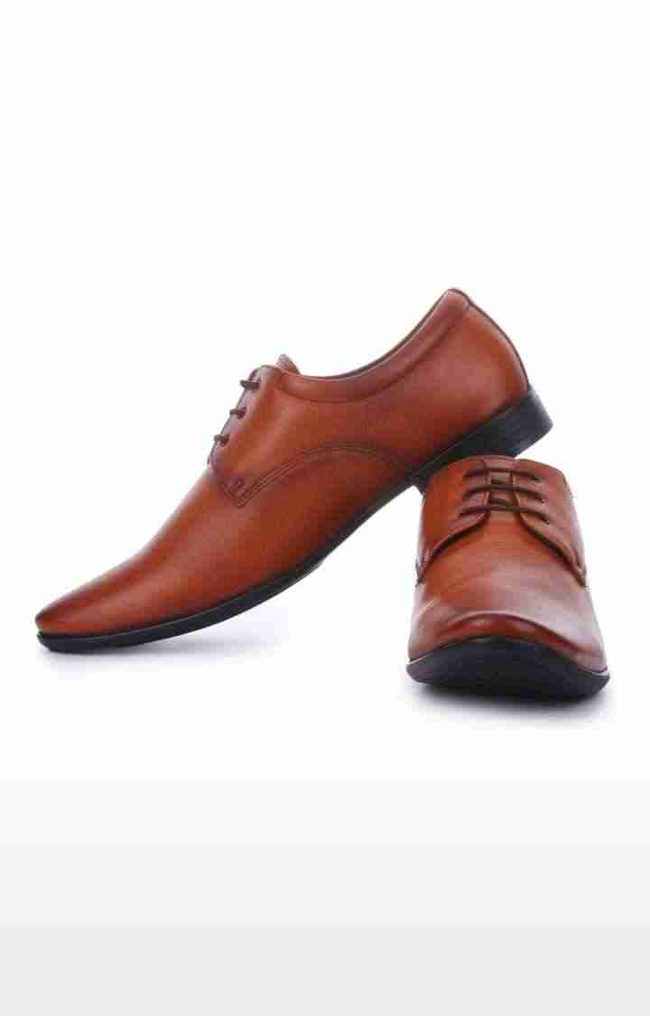 Liberty Healers Fl-034 Mens Brown Formal Shoes
