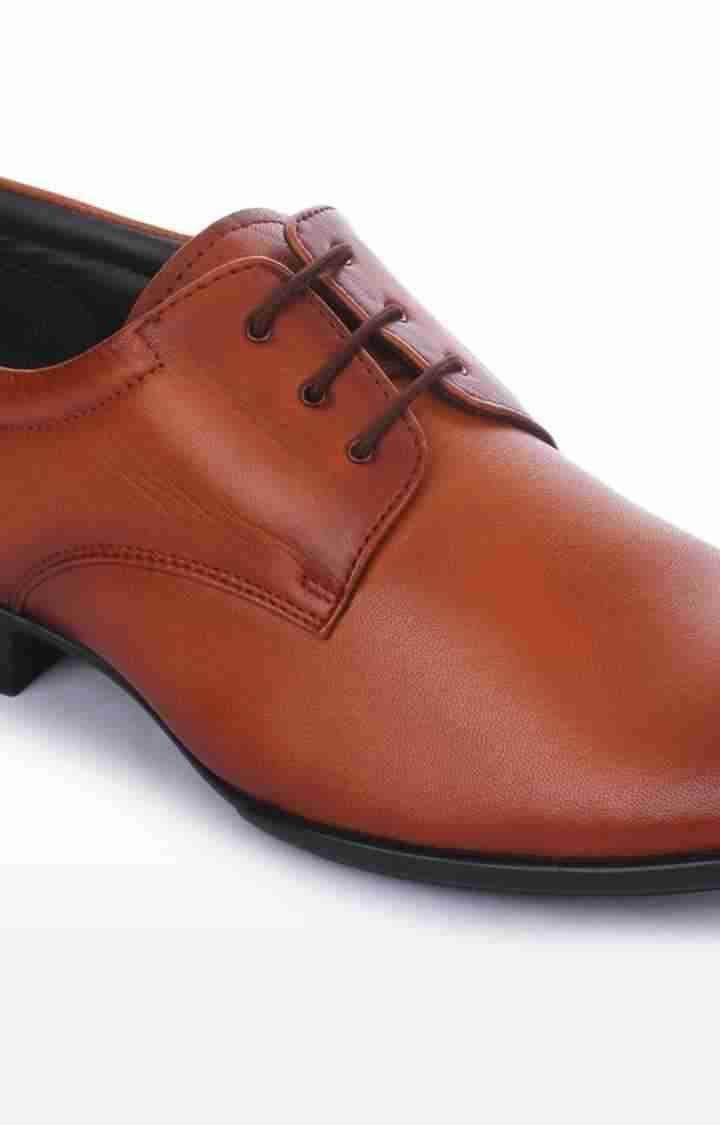 Liberty Healers Fl-034 Mens Brown Formal Shoes