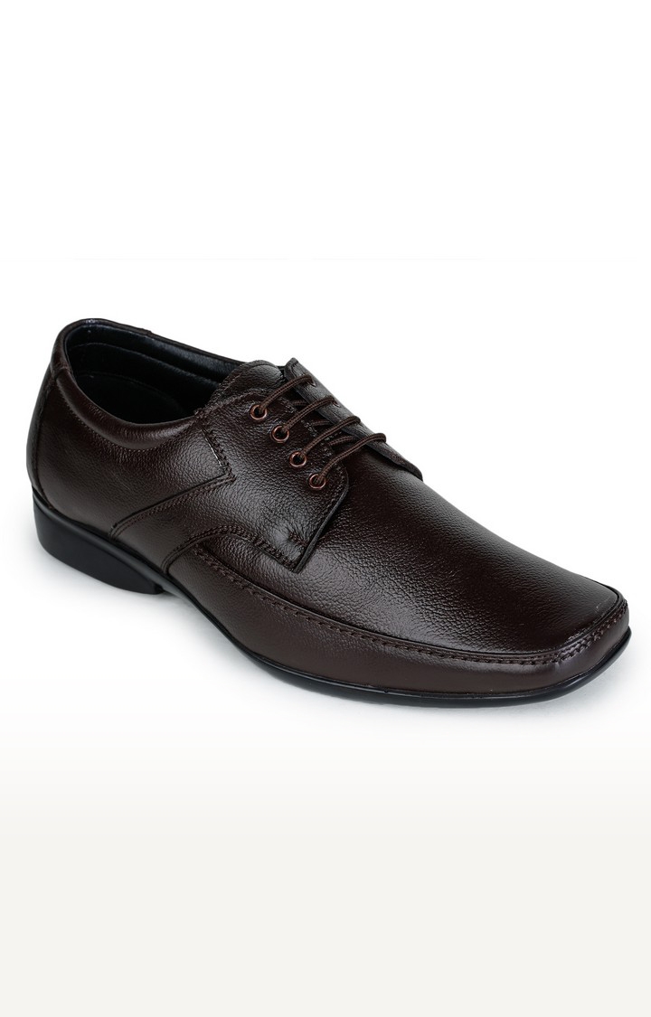 Liberty | Men's Brown Lace up Round Toe Formal Lace-ups