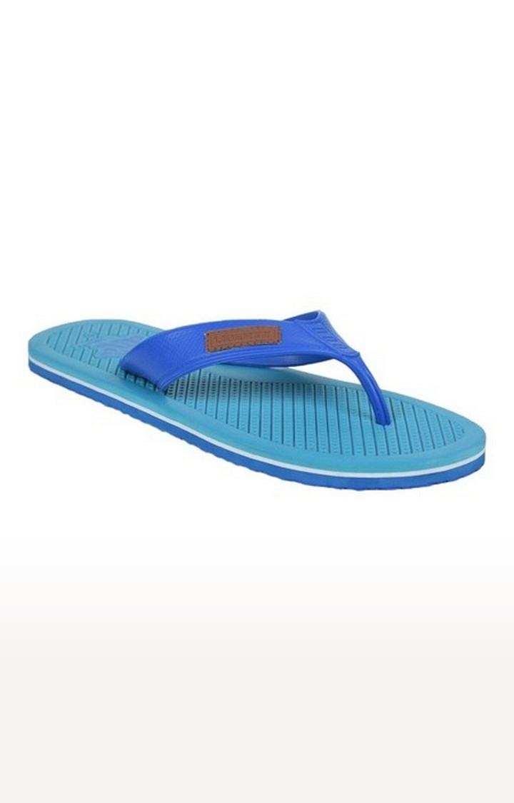 Liberty | Men's Blue Slip On Split Toe Slippers