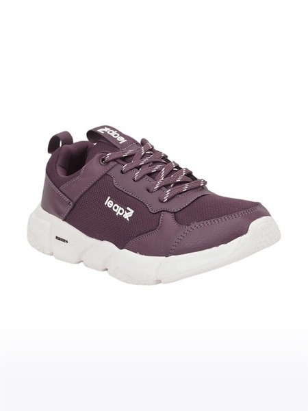 Women's LEAP7X PU Purple Running Shoes