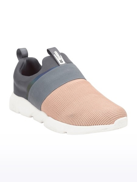 Women's Force 10 Peach Casual Slip-ons