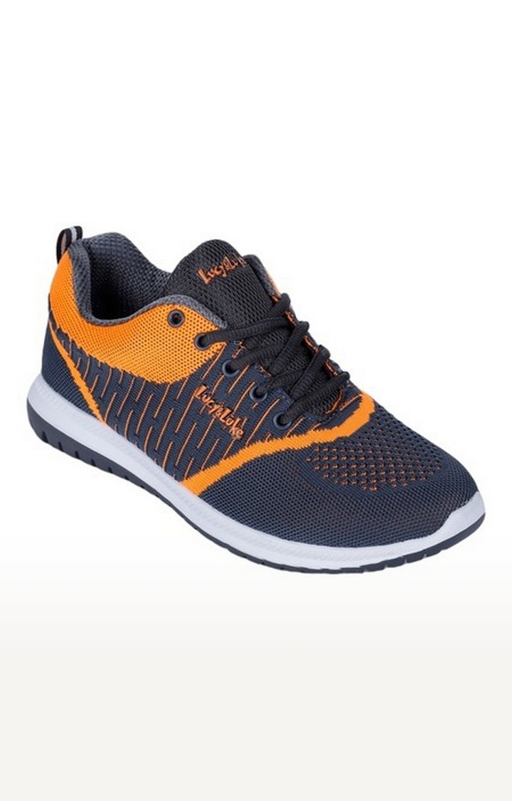 Unisex Lucy and Luke Blue and Orange Casual Lace-ups