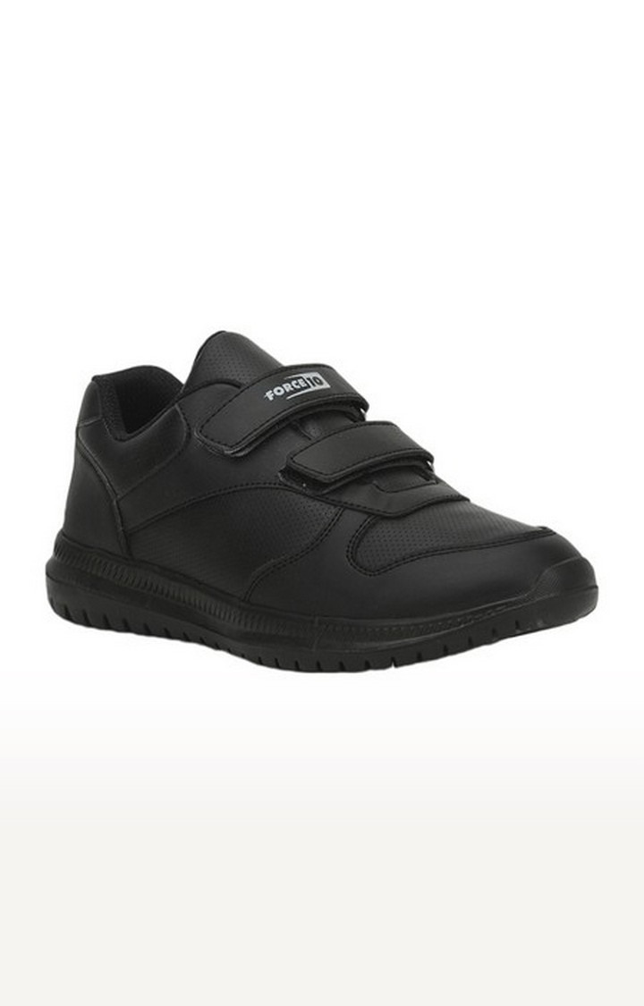 Liberty | Unisex Force 10 Black School Shoes
