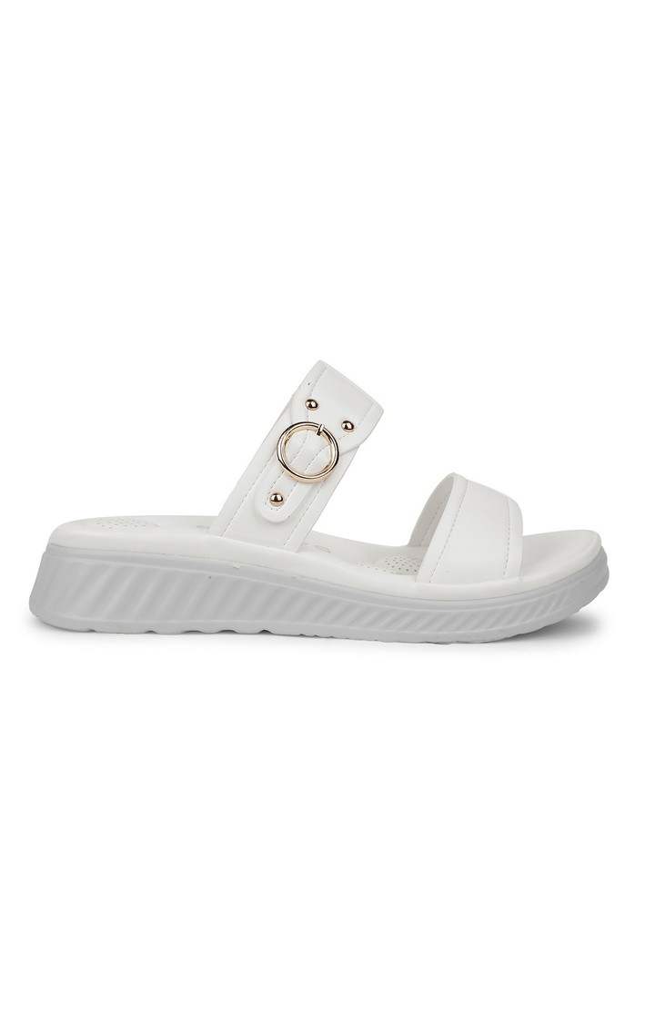 Women's Healers Fashion White Slippers