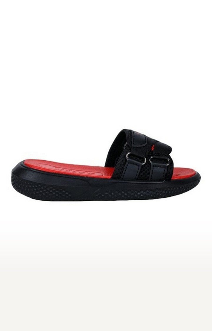 Unisex Red Slip On Open Toe Flip Flops