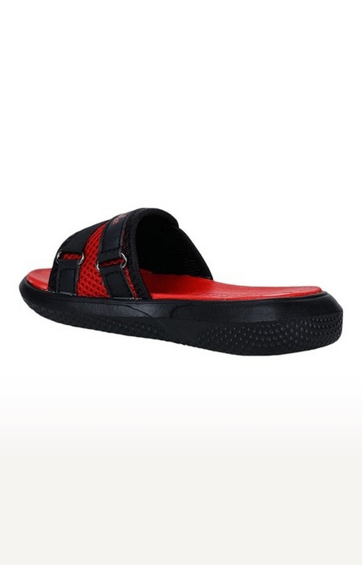 Unisex Red Slip On Open Toe Flip Flops