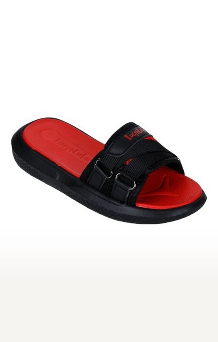 Liberty | Unisex Red Slip On Open Toe Flip Flops